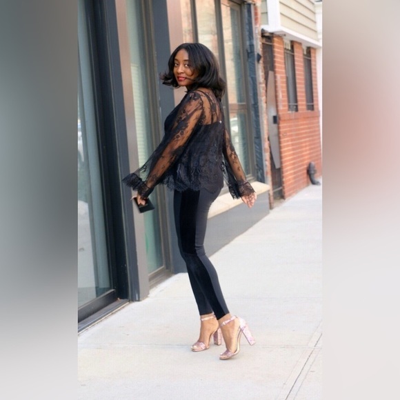 SPANX Black High-Waisted Leggings - Picture 2 of 12